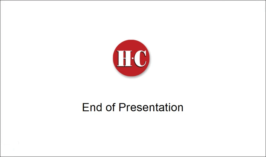 End of Presentation (9/9)